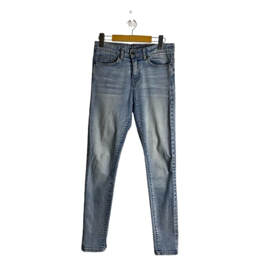 Noisy May Women's Light Wash High Waisted Skinny Denim Jeans